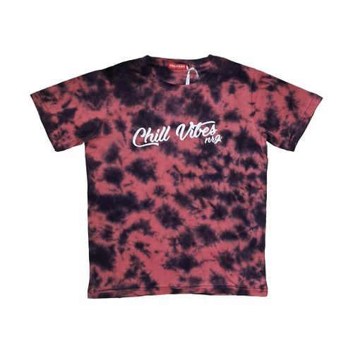 product_image_name-Fashion-T-shirt Esprit "Détente" à Motif Marbré Bordeaux – Sérigraphie Blanche et Coupe Urbaine - 8 ans-1