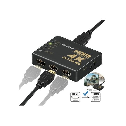 Standard Cable HDMI Switch 4k 1080P 5ports - Prix pas cher