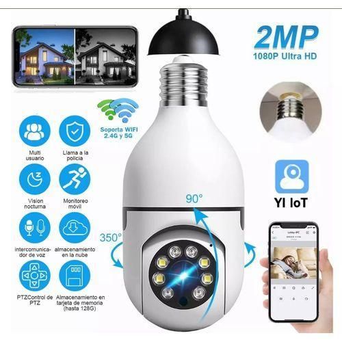 product_image_name-Generic-Ampoule Caméra Wifi Sans Fil -1