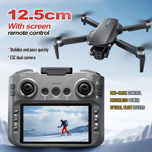 Generic Drone pliable E88 GT avec écran de visionnage - image 4