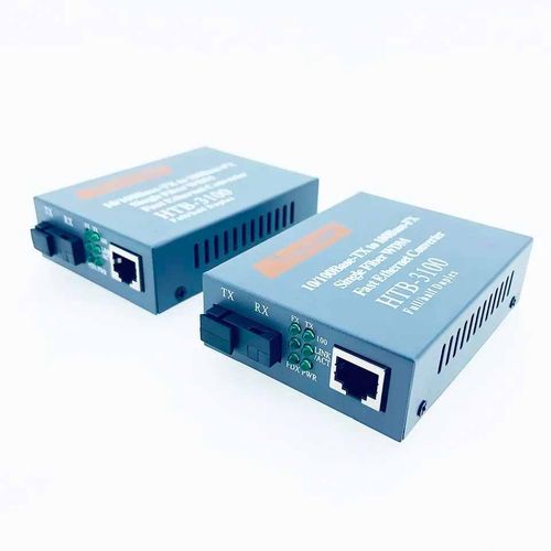 Generic Transceiver Convertisseur De Media Converter En Fibre Optique Fast  Ethernet ,10/100 Port Sc ,monomode - Prix pas cher