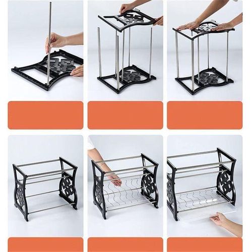 product_image_name-Generic-Étagère De Rangement Pour Assiettes Et Bols De Cuisine-4