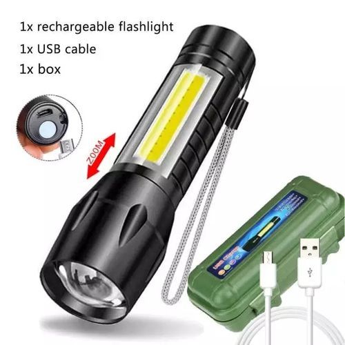 Generic Mini lampe de poche portable batterie intégrée ,Lampe torche  puissante ,Lampe à main extérieure à prix pas cher