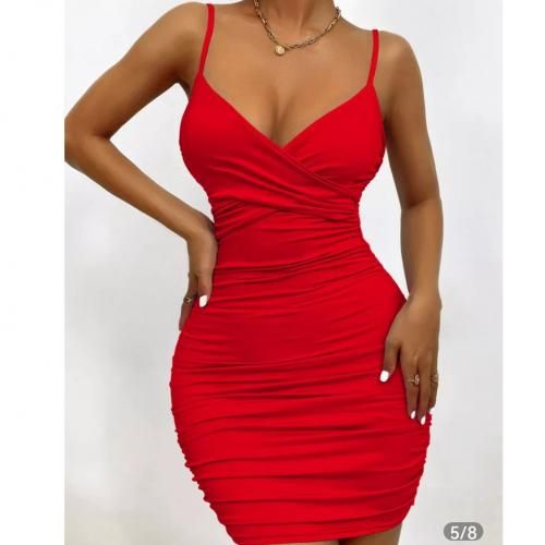 Fashion ROBE SEXY ROUGE - Prix pas cher