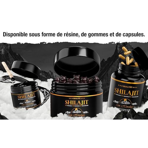 product_image_name-SHILAJIT-Pure résine 60G  riche En Acide Fulvique, Acide Humique-2