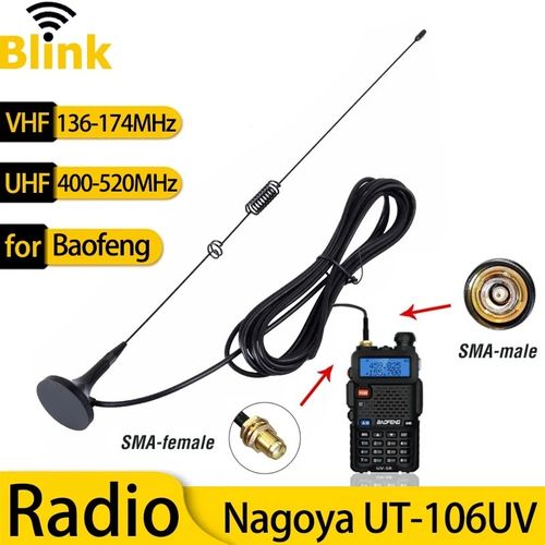 Generic Radio Amateur De Voiture Avec Antenne Magnétique VHF/UHF - Prix pas  cher