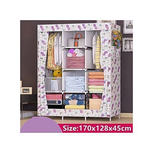 product_image_name-Generic-Placard Solide Portatif - 3 Compartiments Avec Support-1