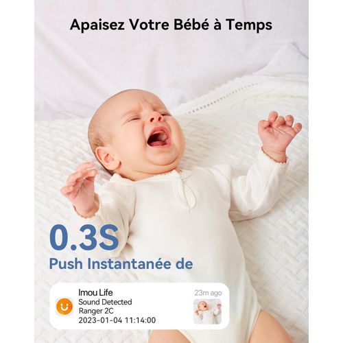 product_image_name-IMOU-Imou-Ranger 2C en 2.5K(4MP) Caméra Surveillance WiFi Intérieur Caméra 360° Connectée Smartphone Détection Humaine AI Suivi Intelligent Sirène Audio Bidirectionnel Mode Privé Compatible Alexa pour Bébé/Animaux-6