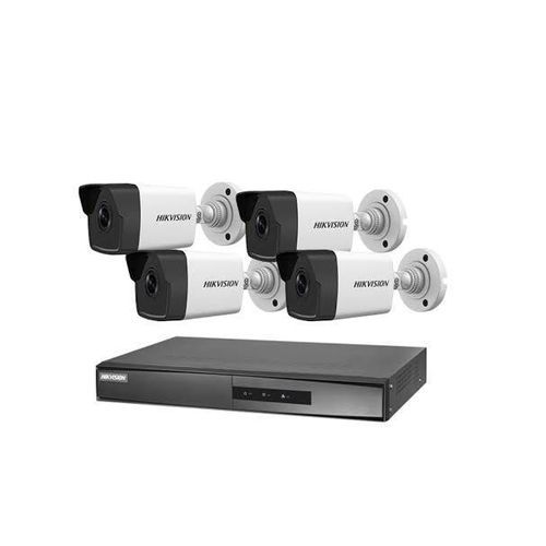 product_image_name-Hikvision- Kit DVR 4 canaux 2MP - 4 caméras BULLET infrarouge 2MP,SANS CABLES ET SANS DISQUE DUR-1