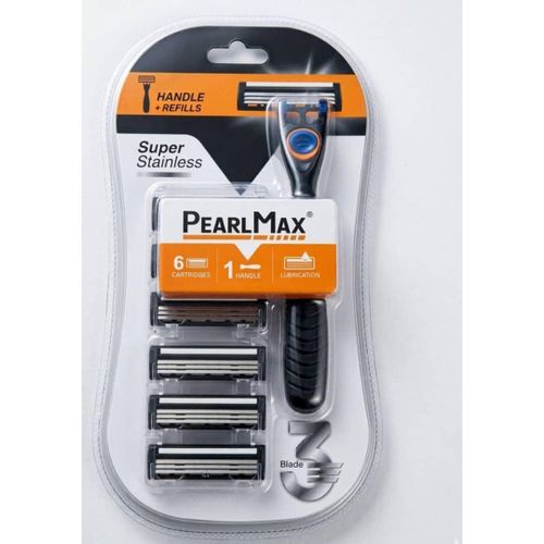 product_image_name-Pearlmax-Rasoir 3 Lapes-pack confort (1 Manche + 6 Recharges)-2