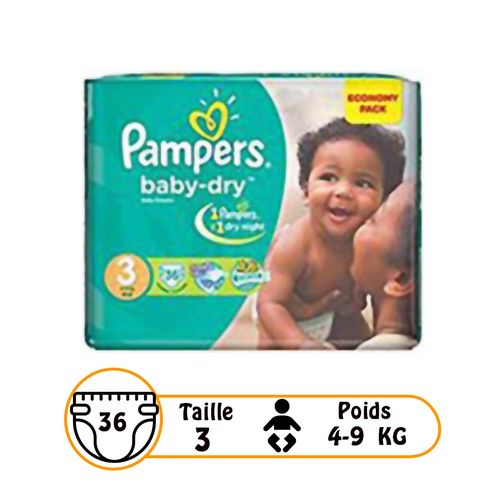 Pampers New Baby 32 Couches Taille 2 (3-6 kg)