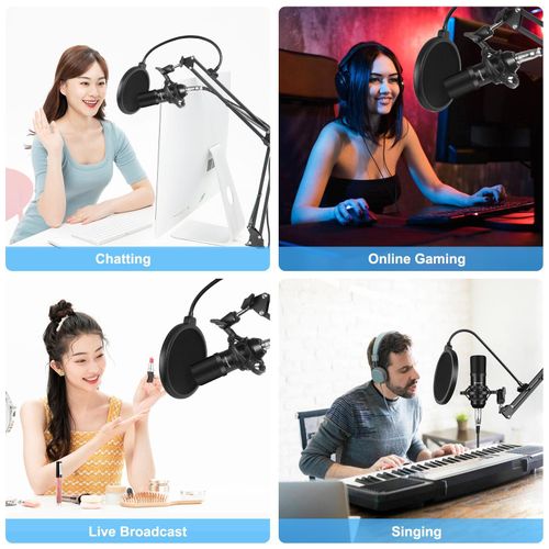 product_image_name-Generic-PULUZ Studio Broadcast Professional Singing Microphone Kits-7