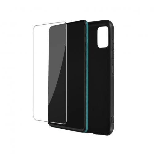 product_image_name-Generic-Coque En Silicone Galaxy A71 + 1 Antichoc 5D - Noir-2