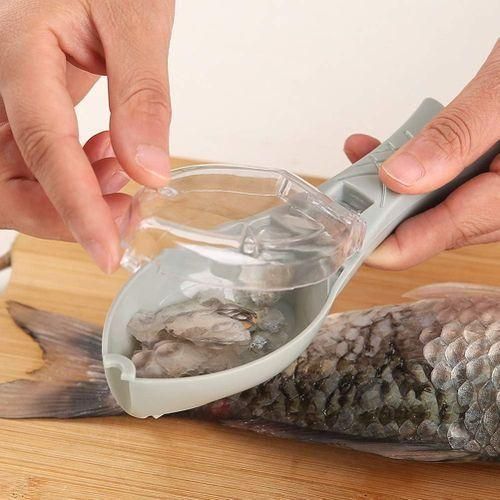 Generic  Écailleur de Poisson Manuel avec Protection - image 4