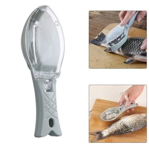 Generic  Écailleur de Poisson Manuel avec Protection - image 5