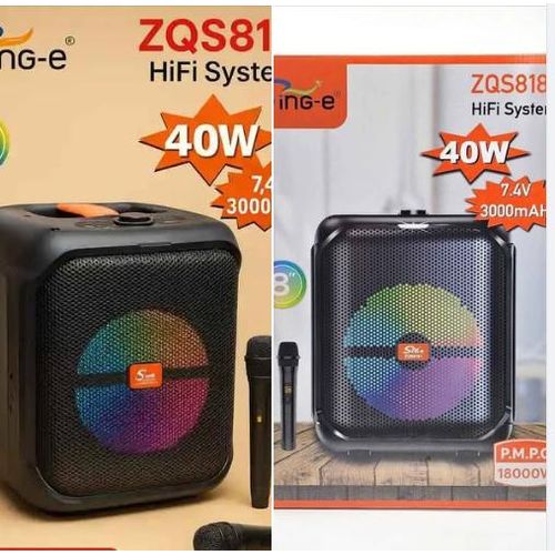Generic Système HiFi Portable Sing-e ZQS8181 – L’Enceinte Karaoké Bluetooth Ultime 40W - image 2