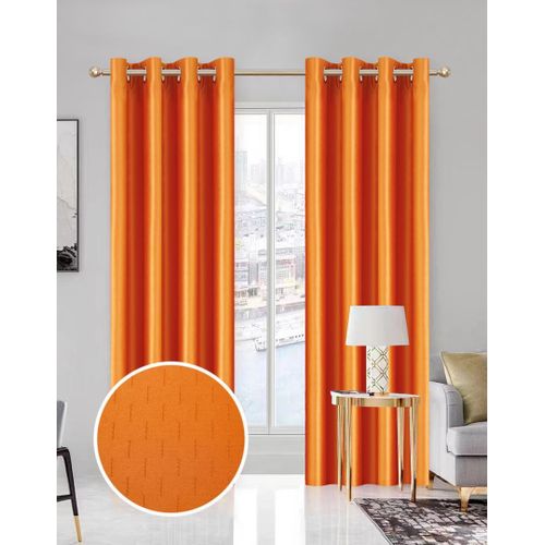 product_image_name-Generic-Deux Rideau Décoratif Premium Orange – Élégance & Intimité pour Votre Maison-2