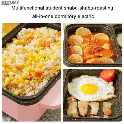 product_image_name-Generic-Appareil à Fondue & Grillade Coréenne - 2 Zones Indépendantes - Nettoyage Facile-4