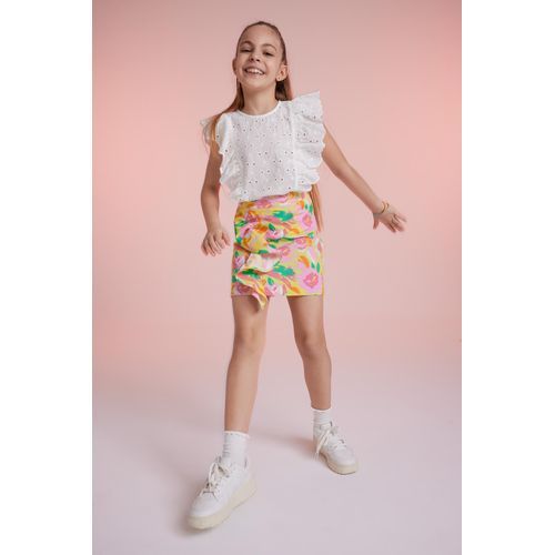 DeFacto Jupe Droite Tissee Pour Fille Multicolore Prix pas cher Jumia CI