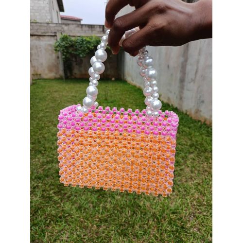 Fashion Sac à main en perle fait main