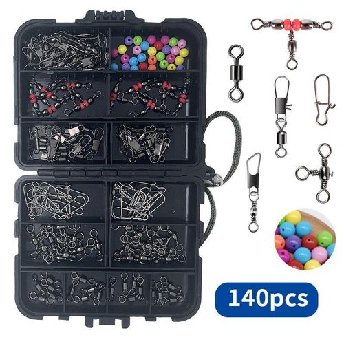 product_image_name-Universal-Ensemble d'équipement de pêche de 140 pièces, connecteur pivotant, boîte d'ensemble de pêche en mer-1