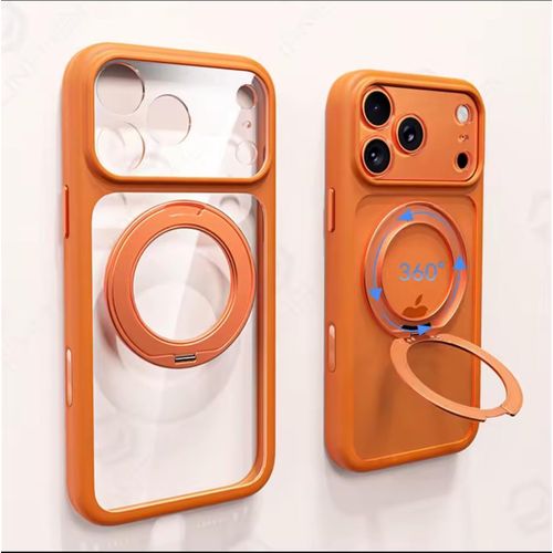 Generic Coque iphone 17 pro Max orange trans bag