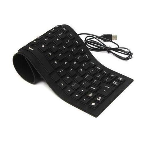 product_image_name-Generic-Claviers D'ordinateur Flexible à Fil USB-1