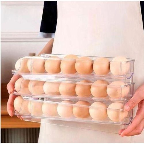 Generic Récipient Pour Conserver Les œufs Au Réfrigérateur 2niveaux - image 2