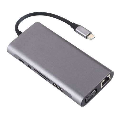 Generic Adaptateur USB - HDMI Rj45 - Argent - Prix pas cher