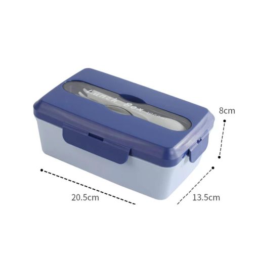 Generic Boîte à Lunch Hermétique Micro-ondable 1000ml Bleu