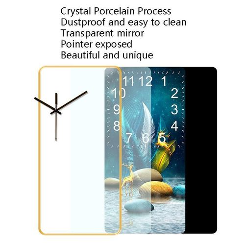 Generic Crystal Ceramic Clock Study Living Room Wall Clock - image 2