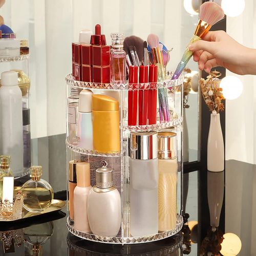 product_image_name-Generic-Partagez ce produit Boite de rangement cosmétique - Boite rangement maquillage rotative-2