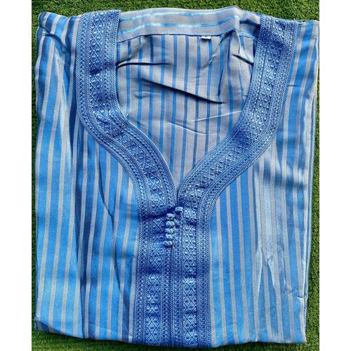 product_image_name-Generic-Très beau Boubou marocain bleu-1