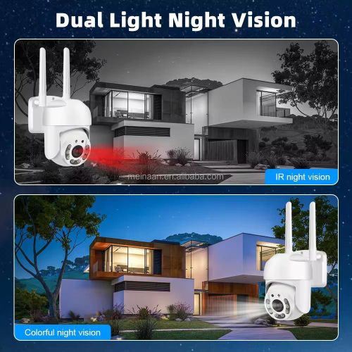 Generic Caméra WiFi Sécurité 360° PTZ – Vision Nocturne & Détection de Mouvement - image 4