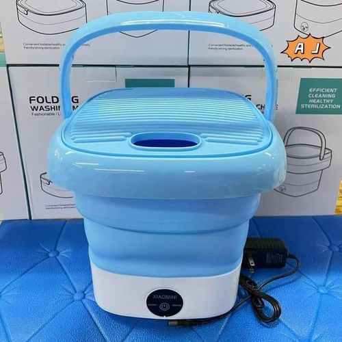 Mini Lave Linge Pliable 2KG Bleu