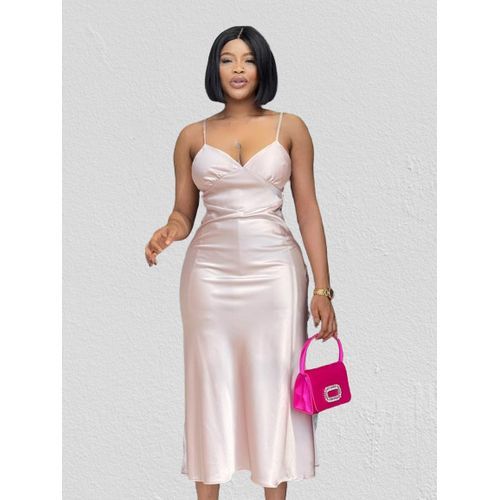 Fashion Robe Pour Femme Rose Clair Prix pas cher Jumia CI