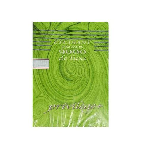 Privilege Cahier Etudiant petit carreaux 192 pages