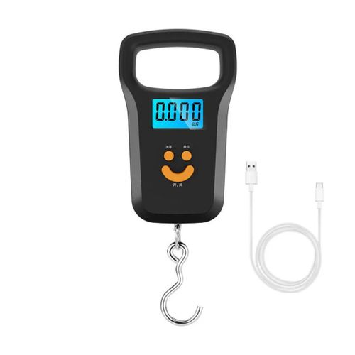 product_image_name-Generic-Balance Électronique Digitale Portable 50Kg avec Écran LCD pour Bagages, Colis et Marchandises-2