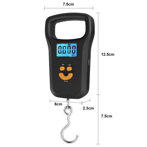 product_image_name-Generic-Balance Électronique Digitale Portable 50Kg avec Écran LCD pour Bagages, Colis et Marchandises-4