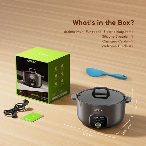 Oraimo MultiPot S1 Lite Hotpot électrique multifonction- noir - image 8