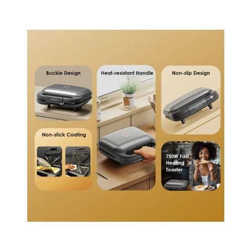 Oraimo SmartSandwichMaker 750W – OSM-201A .noir - image 3