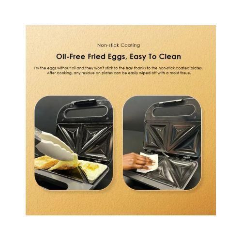Oraimo SmartSandwichMaker 750W – OSM-201A .noir - image 4