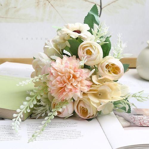 product_image_name-Generic-Bouquet De Chrysanthèmes Artificiels De Couleur Champagne-1