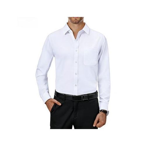 product_image_name-Banagat-Chemise Formelle Pour Homme Qualité Entreprise Couleur Noire Manches Longues-3