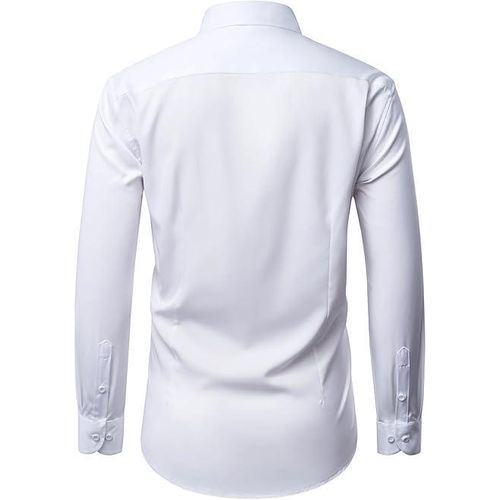 product_image_name-Banagat-Chemise Formelle Pour Homme Qualité Entreprise Couleur Noire Manches Longues-7