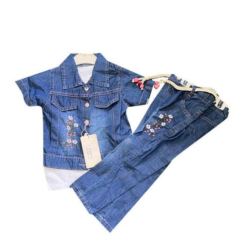 AA Fashion Ensemble Fille Bleu Blanc Prix pas cher Jumia CI