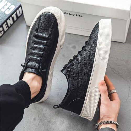 product_image_name-Fashion-Décontractées Baskets Chaussures De Sport Pour Homme -- Noir-3