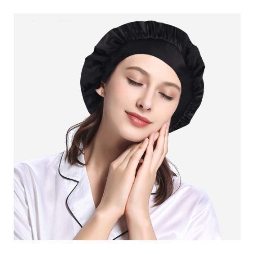 Fashion Bonnet De Nuit En Satin Pour Femme - Prix pas cher