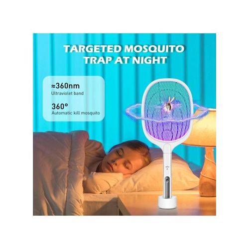 Generic Lampe Anti-moustique 2 En 1 Mosquito Killer Tapette à
