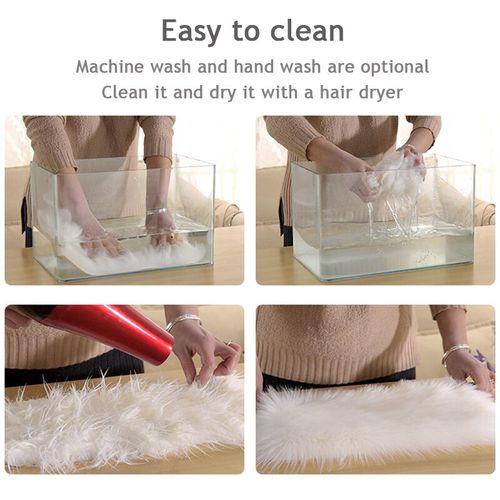 product_image_name-Generic-Tapis Doux En Forme De Cœur, 30x40cm, Tapis De Salon Pour Chambre à Coucher-4